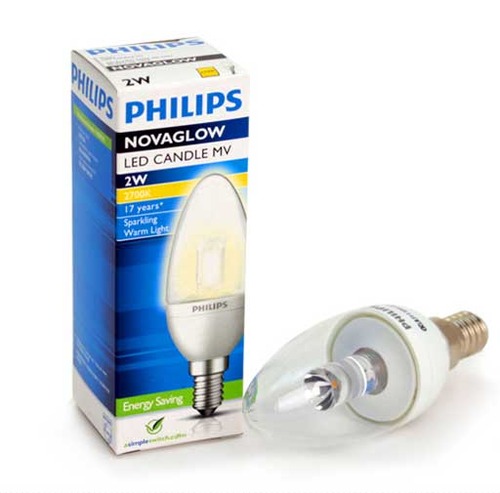 필립스 LED 촛대구 2W(백열전구 15W 대체)